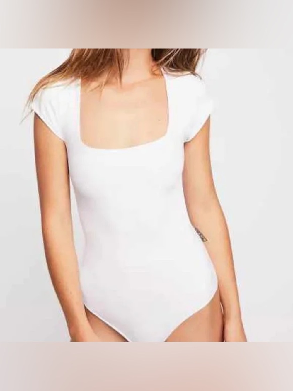 Free People Fair and Square Neck Duo Bodysuit